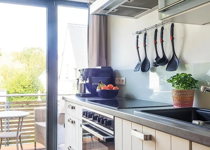 Akelei - Sauna, Kamin & Balkon Apartmán *